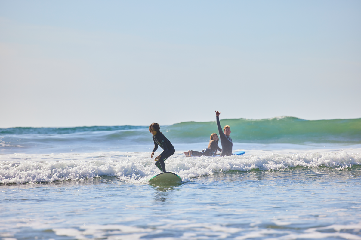 Photo of kids surfing in Oceanside, CA