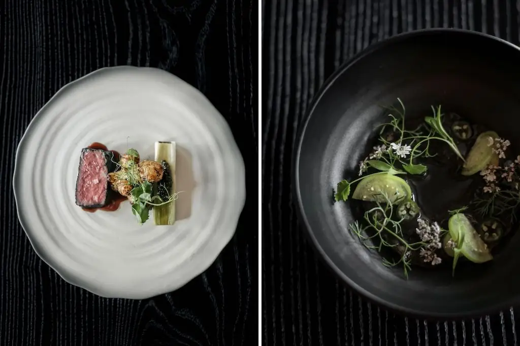 Wagyu Picaña and Ceviche Negro