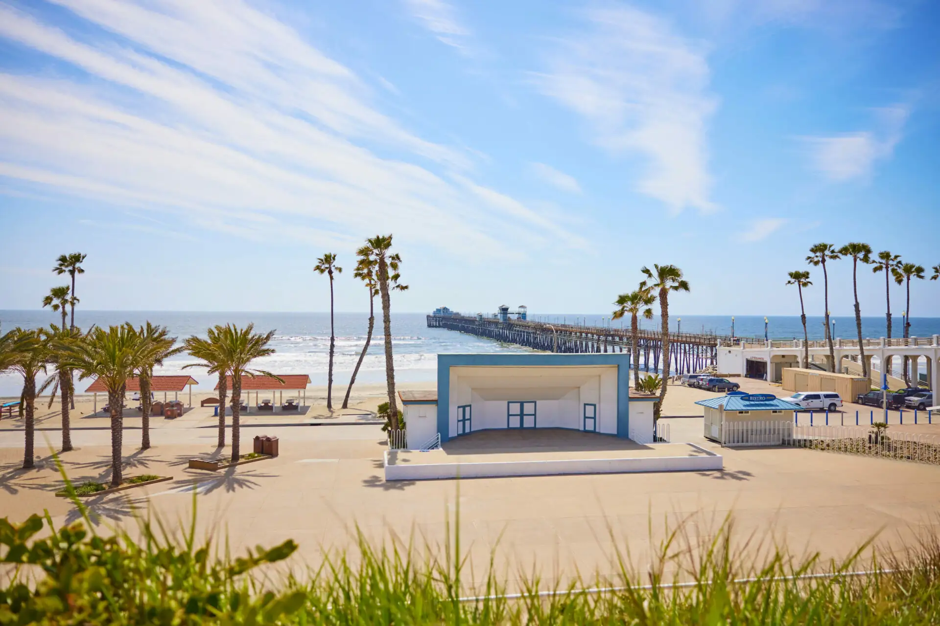 Beach views at Mission Pacific