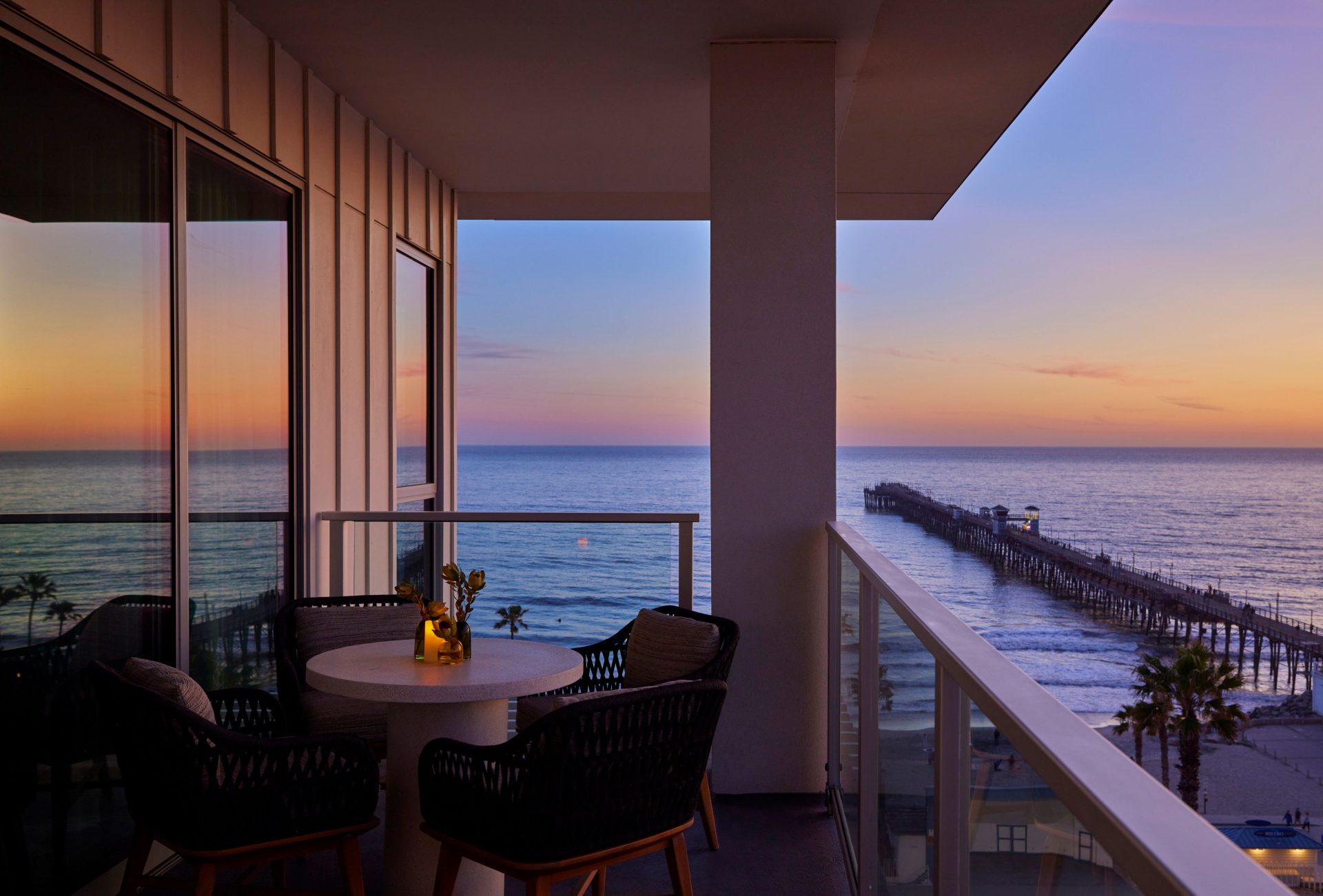 Photo of the view of the pier from mission pacific beach resort
