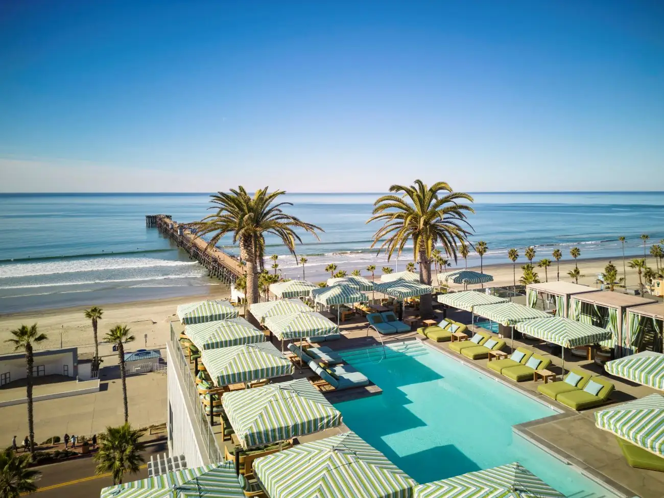 View of the ocean from Rooftop Bar