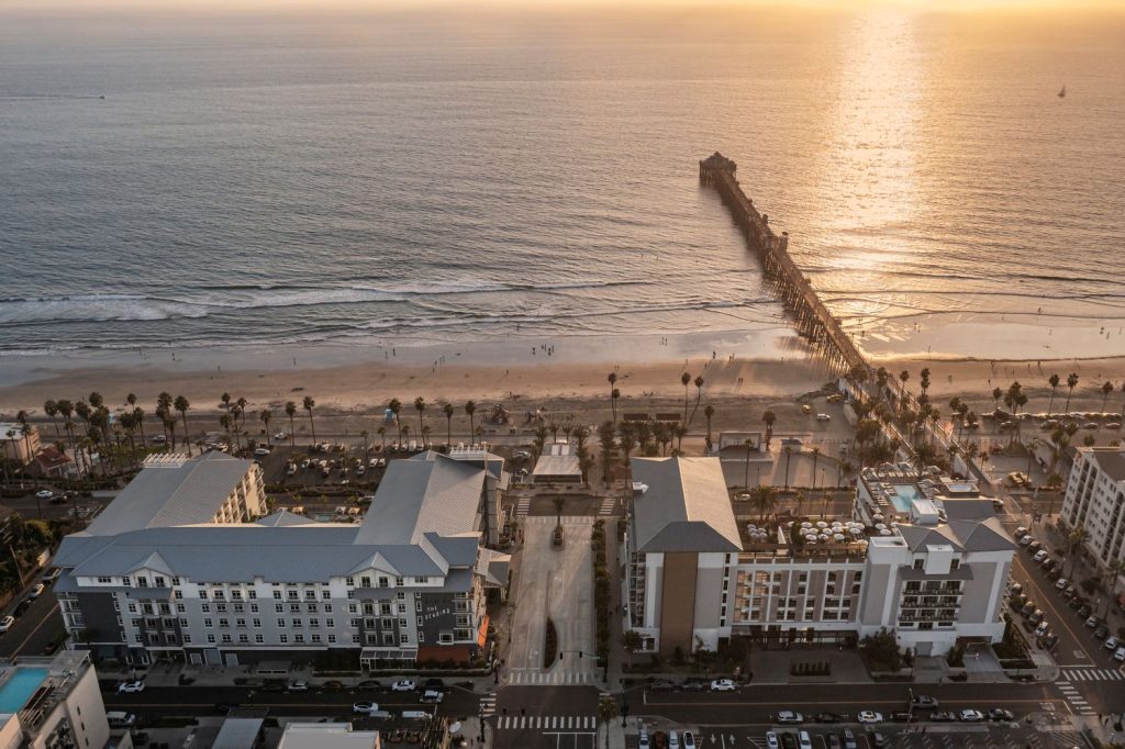 Mission pacific and the seabird exterior | mission pacific hotel | beachfront luxury hotel in san diego